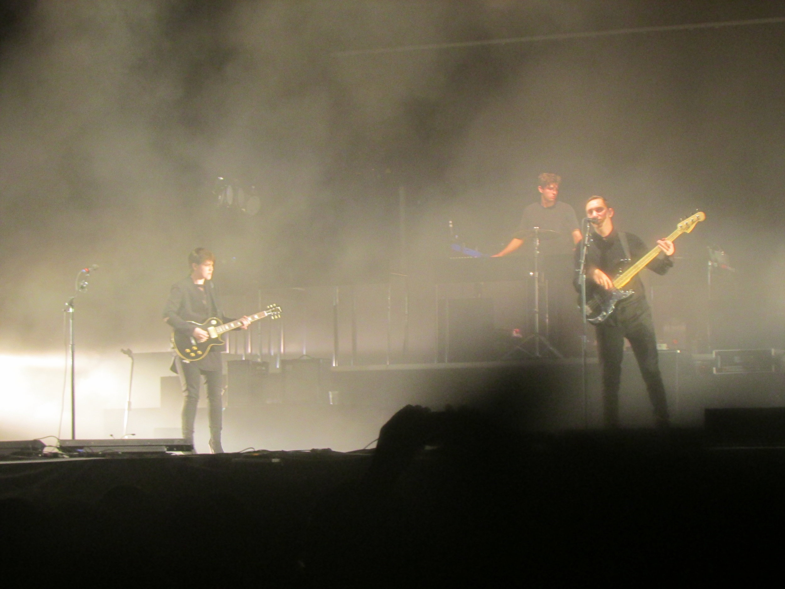 8 - The xx bringing their hauntingly beautiful indie pop to the main Coachella Stage.JPG