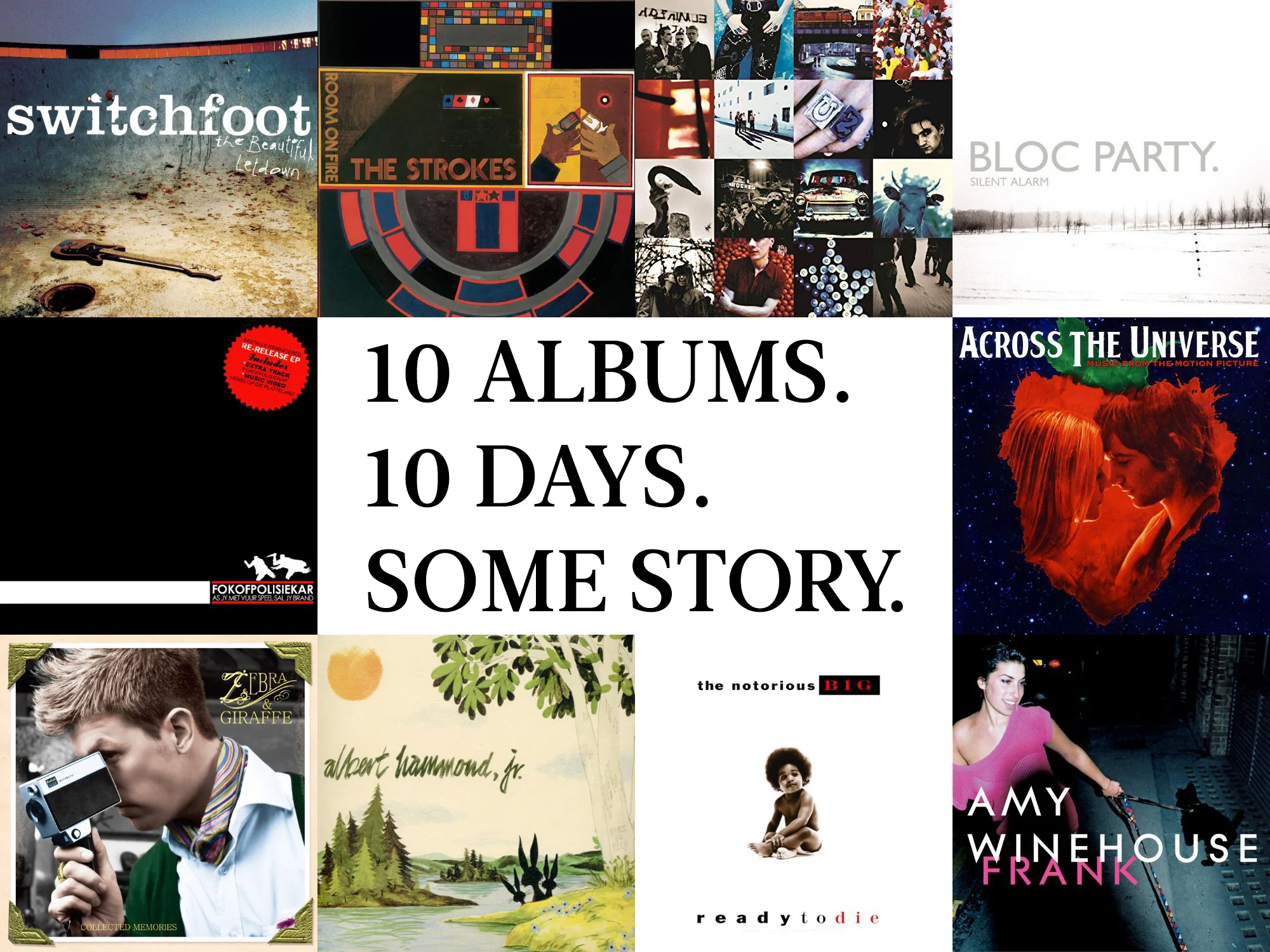So what's your story? Have you been tagged in the 10 Albums challenge too? Let me know in the comments what albums you'd choose.