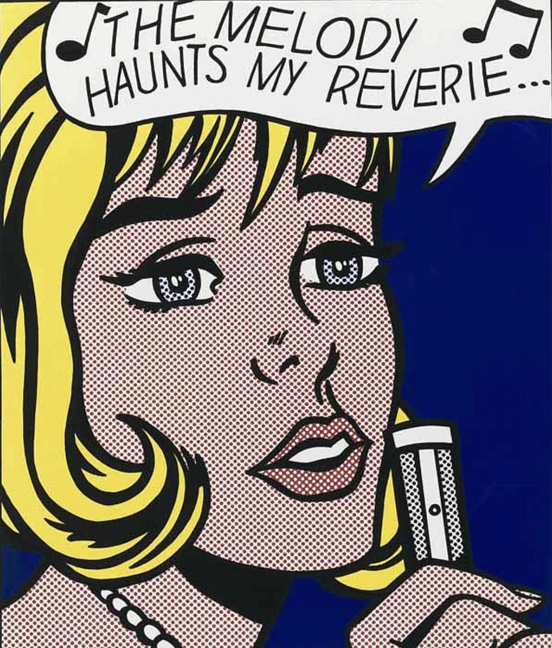 Roy Lichtenstein, Reverie (C. 38), 1965 Screenprint in Colors, 27 x 23 in.