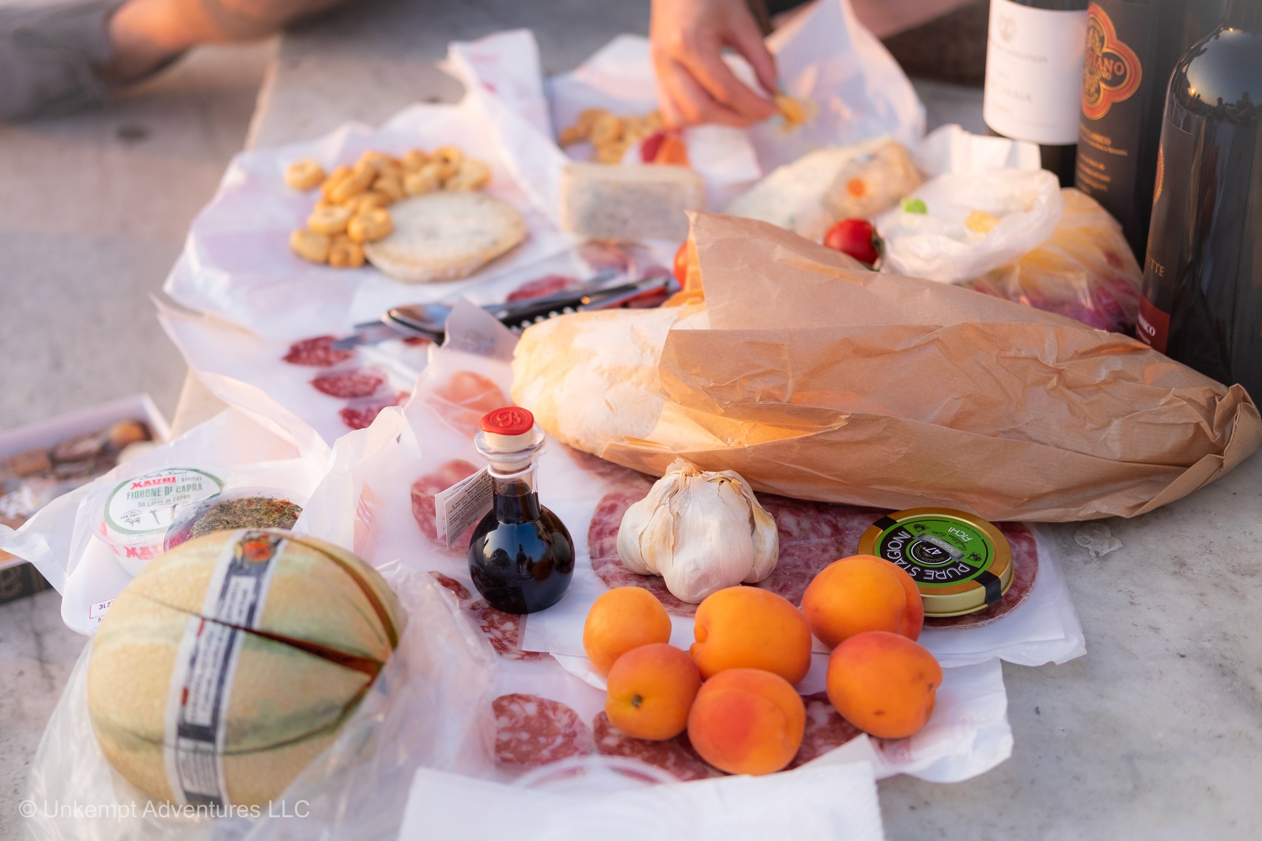 Sunset Picnic at the Piazzale Michelangelo in Florence, Italy