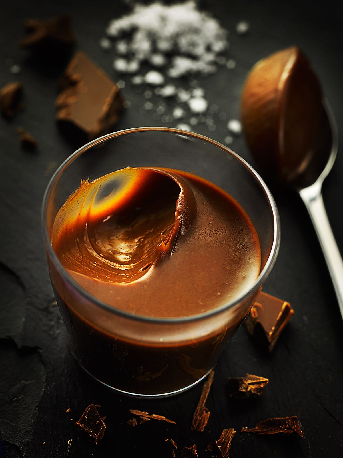 a little pot of salted caramel & chocolate ganache — Pots & Co