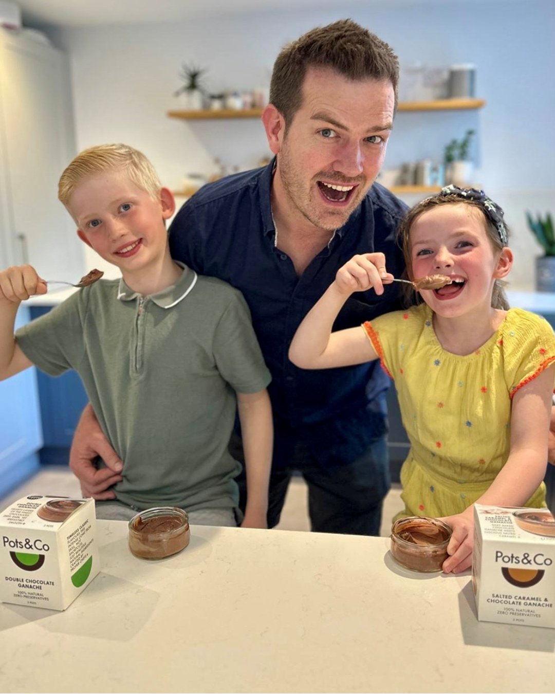 👨&zwj;👧&zwj;👦 Happy Father&rsquo;s Day from our Pots &amp; Co family to yours! 💙⁠
⁠
Today we&rsquo;re celebrating all the amazing dads - with a little help from their biggest fans.🥄✨⁠
⁠
To all the dads who make life a little sweeter (and never s