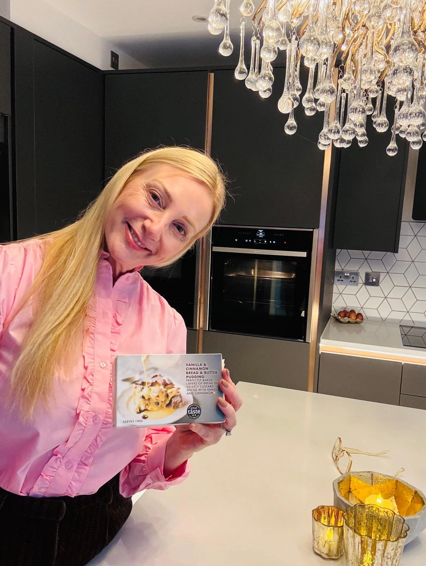 Meet lovely Patsy 😊 a proud super-fan of our Vanilla &amp; Cinnamon Bread &amp; Butter Pudding. 🥄✨

Her perfect serve? A little sprinkle of lemon zest and a dollop of cr&egrave;me fra&icirc;che. Truly gorgeous.

We&rsquo;d love to know: How do you 