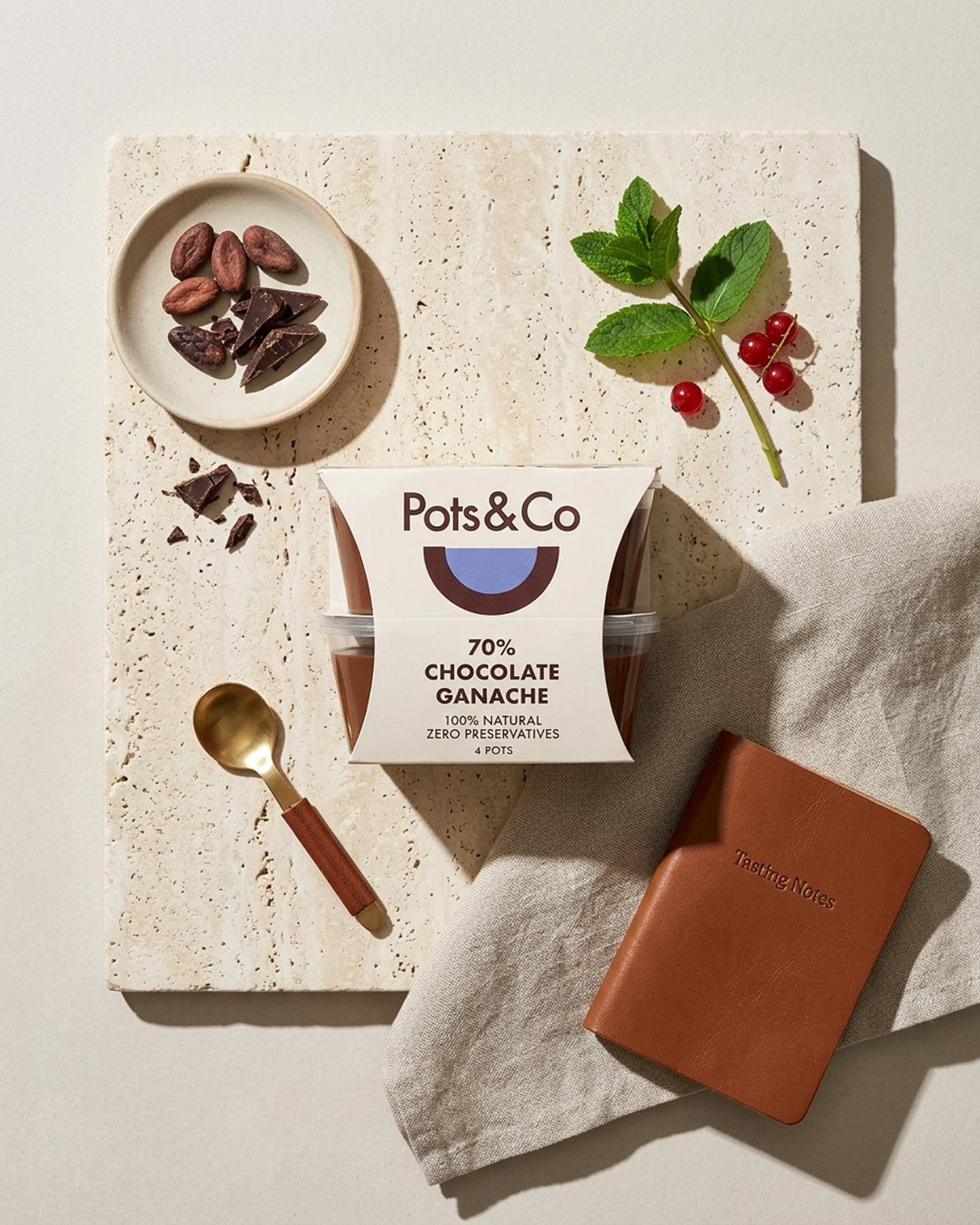 A little moment of dark chocolate calm.

Pots &amp; Co 70% Chocolate Ganache, rich, smooth and made for slow spoonfuls. Now on offer at @waitrose 🍫😋🙏