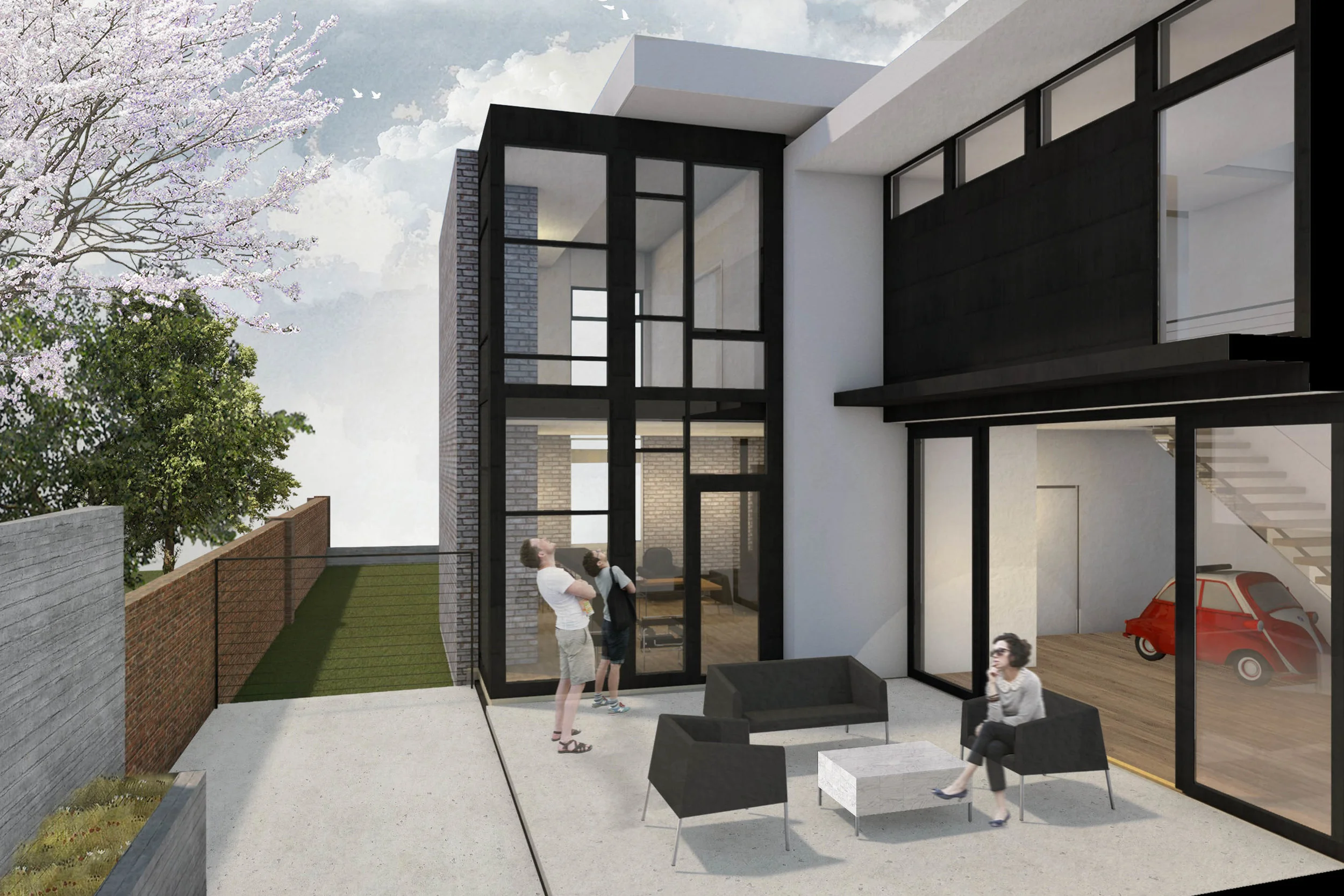 Side Courtyard