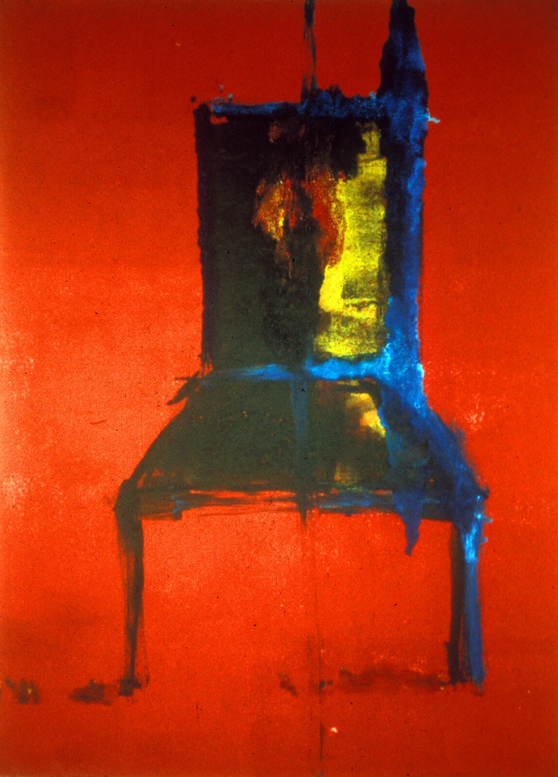 Aqui Te Espero , monoprint, 26 x 20 inches