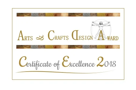 NEWS | INTERNATIONAL AWARD | Certificate of Excellence by Arts &amp; Crafts Design Award 2018