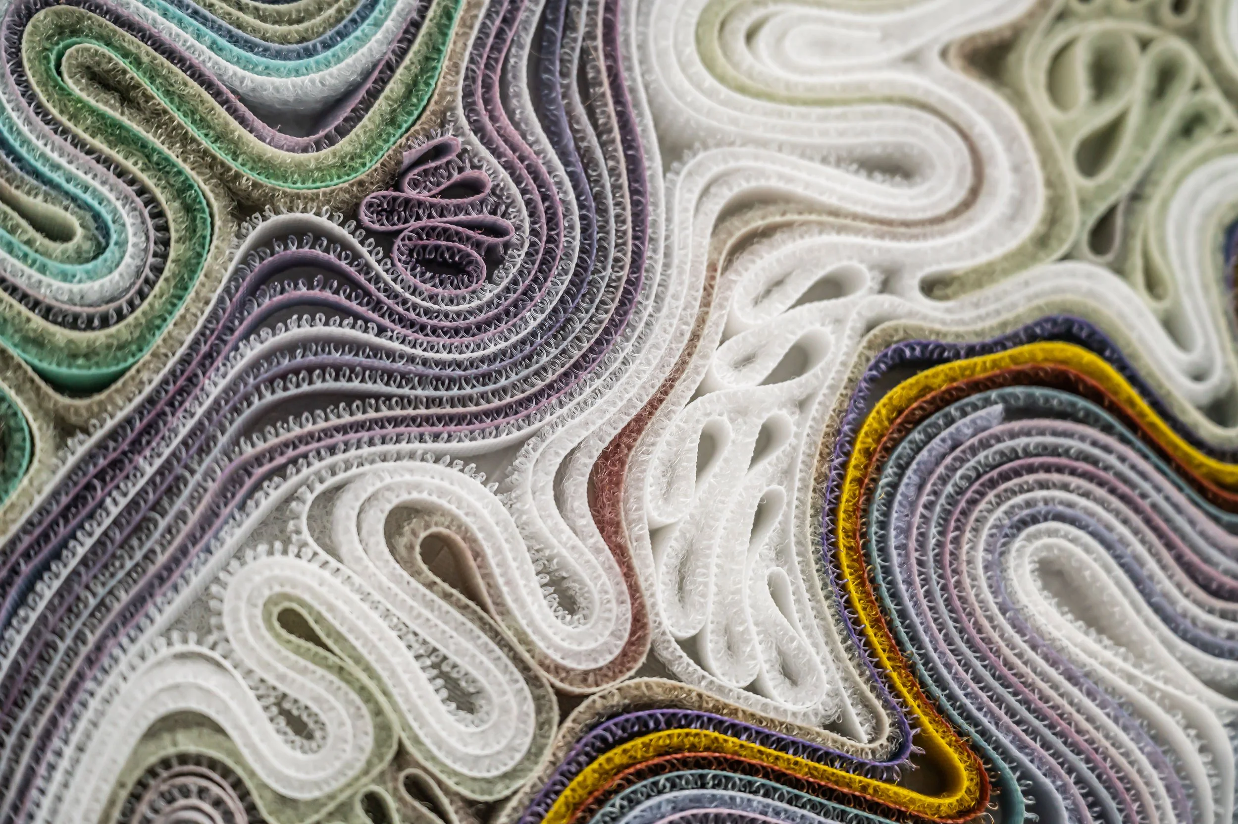  The pieces are inspired by the scars that have been left in the landscape by unharvested potatoes planted by the occupants who have long since left to escape famine or conflict and travel across seas to better futures.&nbsp; These ‘Lazy Beds’, as th