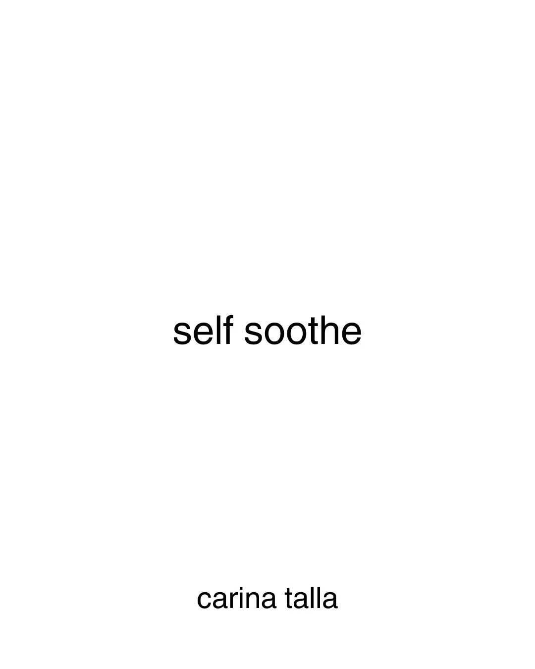 Self Soothe Meditation