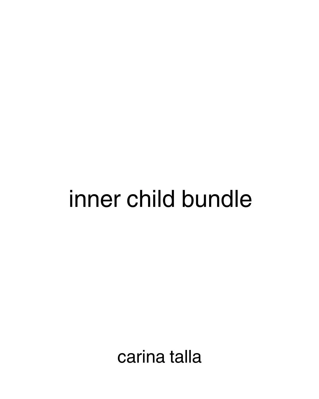 INNER CHILD BUNDLE
