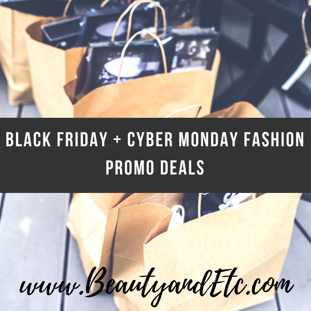 Black Friday/Cyber Monday Fashion Deals From A-Z + Ebates Promo
