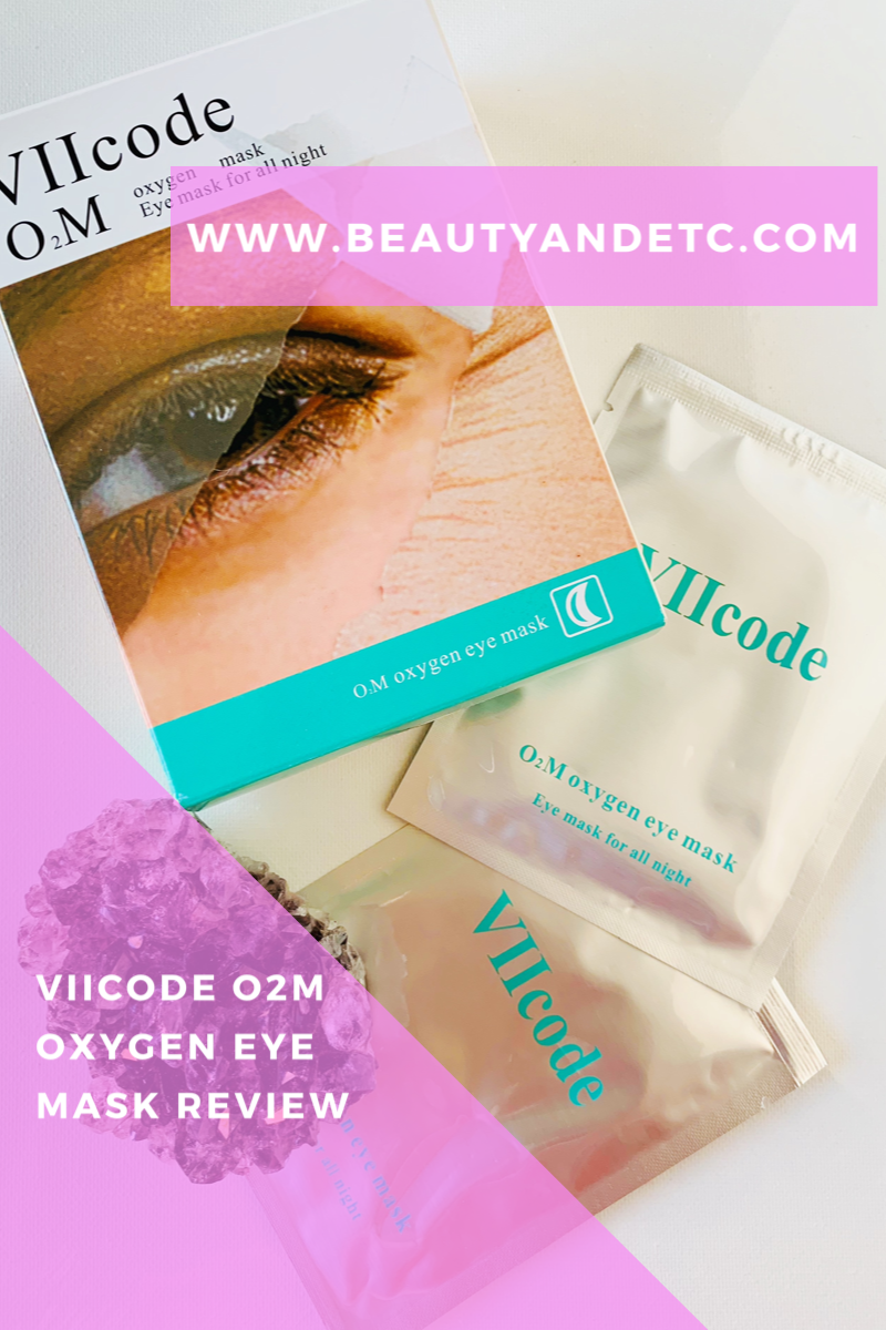 VIIcode o2m Oxygen Eye Mask Review