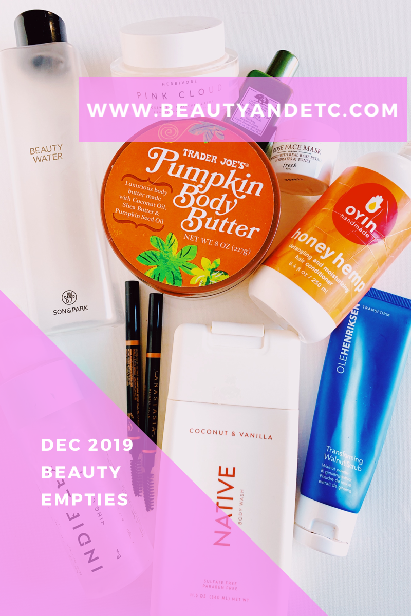 December '19 Empties