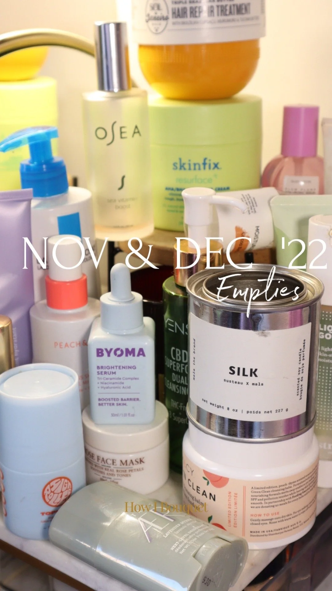 November ’22 &amp;  December ’22  Empties