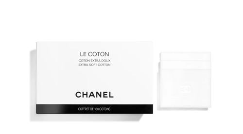 CHANEL Le Coton Extra Soft Cotton Pads (100 counts) New in Sealed Box