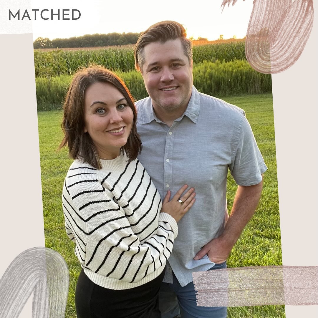 It&rsquo;s a match!💛

Congratulations are in order for Leslie and AJ! This amazing couple was chosen by an expectant mom due any day now. 

They&rsquo;re busy packing and buying extra baby gear in anticipation of their upcoming travel for the birth.