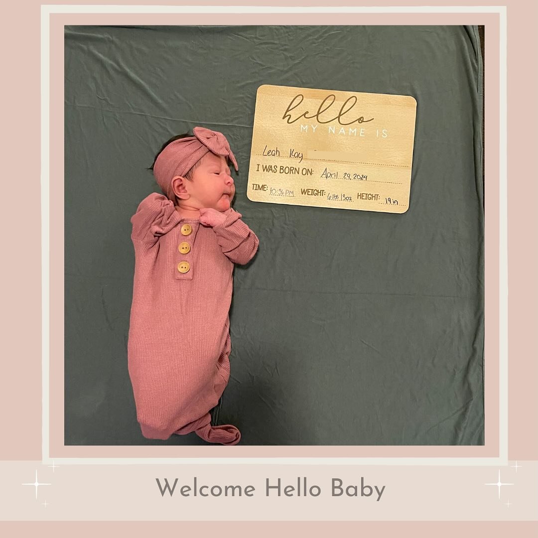 Welcome Hello Baby Leah!💖

Huge congratulations to Sarah &amp; Eric on the placement of their daughter, Leah! They are a two-time Hello Baby family and big sister Mia is SO excited about her new best friend! Their journey this time around was more c