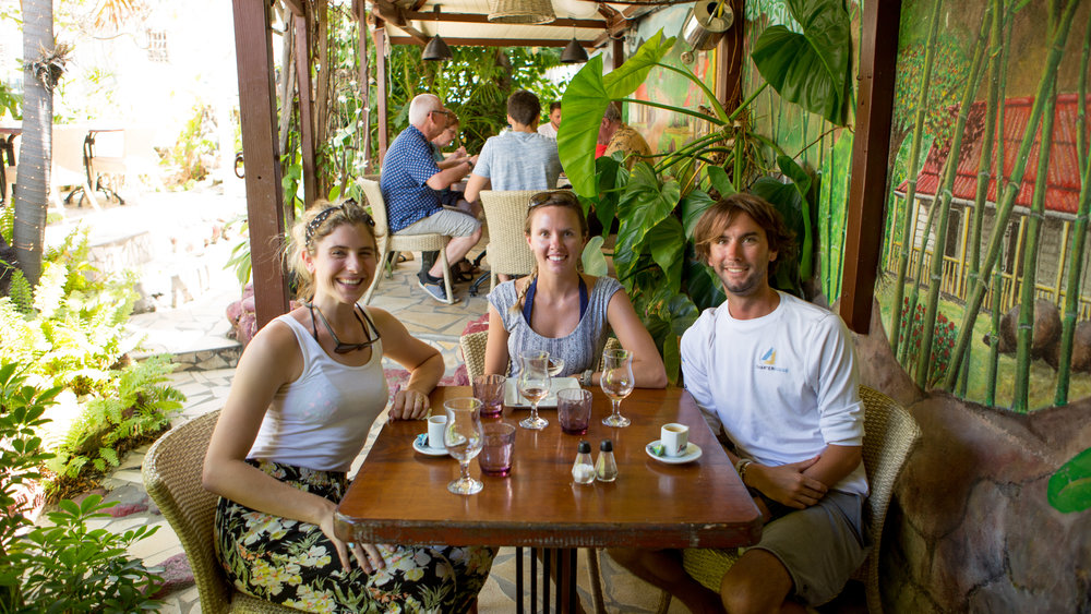 The Trippies Striking A Pose At La Fringale!