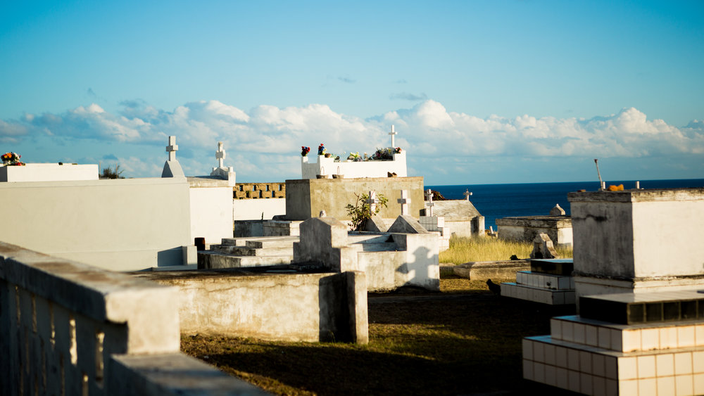 Oranjestad Cemetery On Eustatia