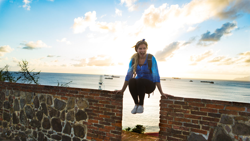 Oranjestad Fort - Great spot for selfies.