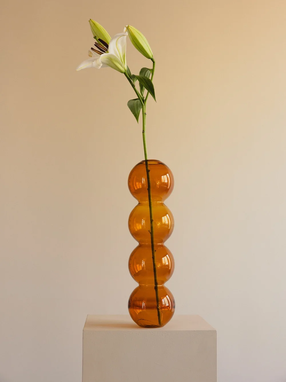 Bubbles Vase Ambar — Valeria Vasi