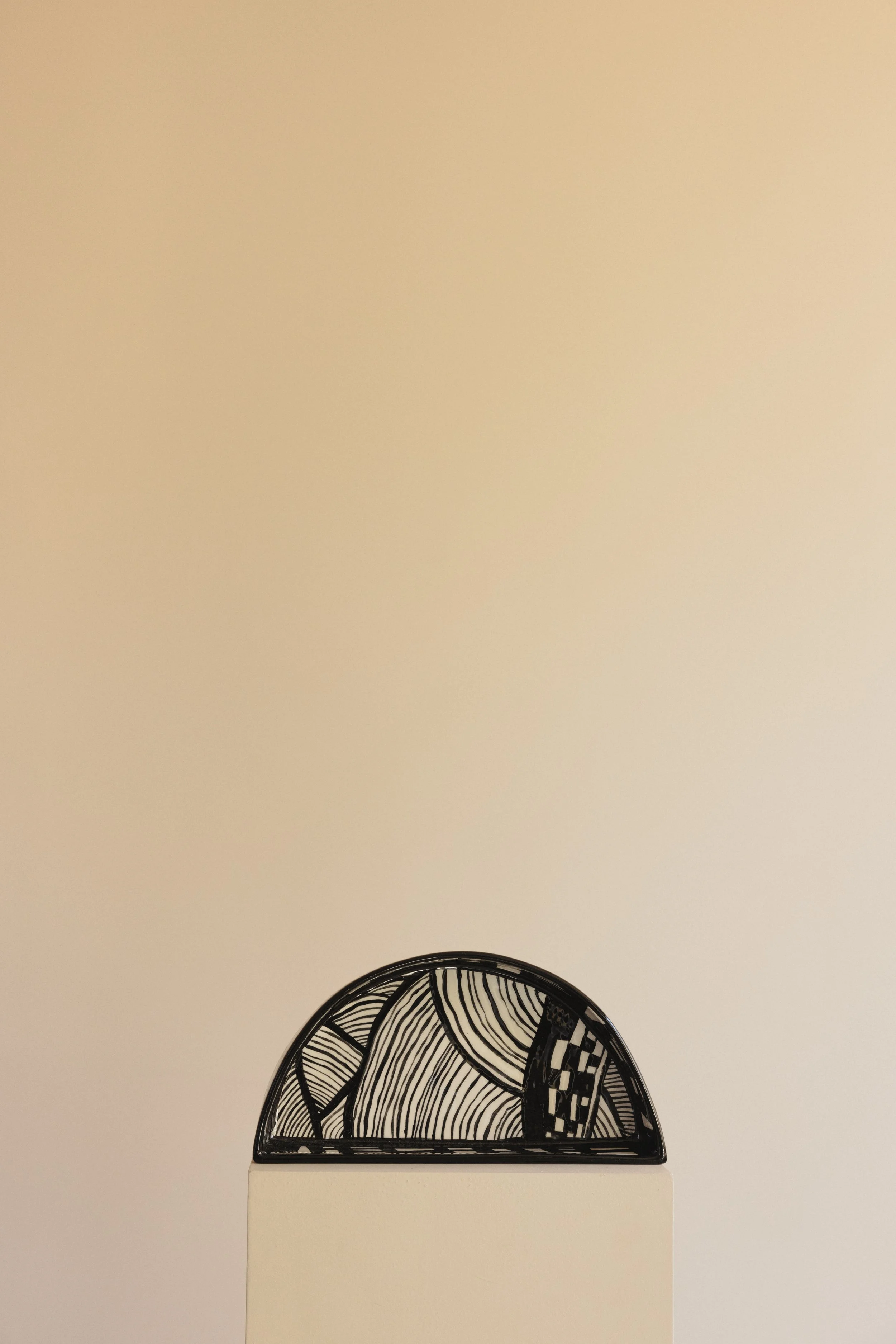 Ikebana Hand-painted Plate IV