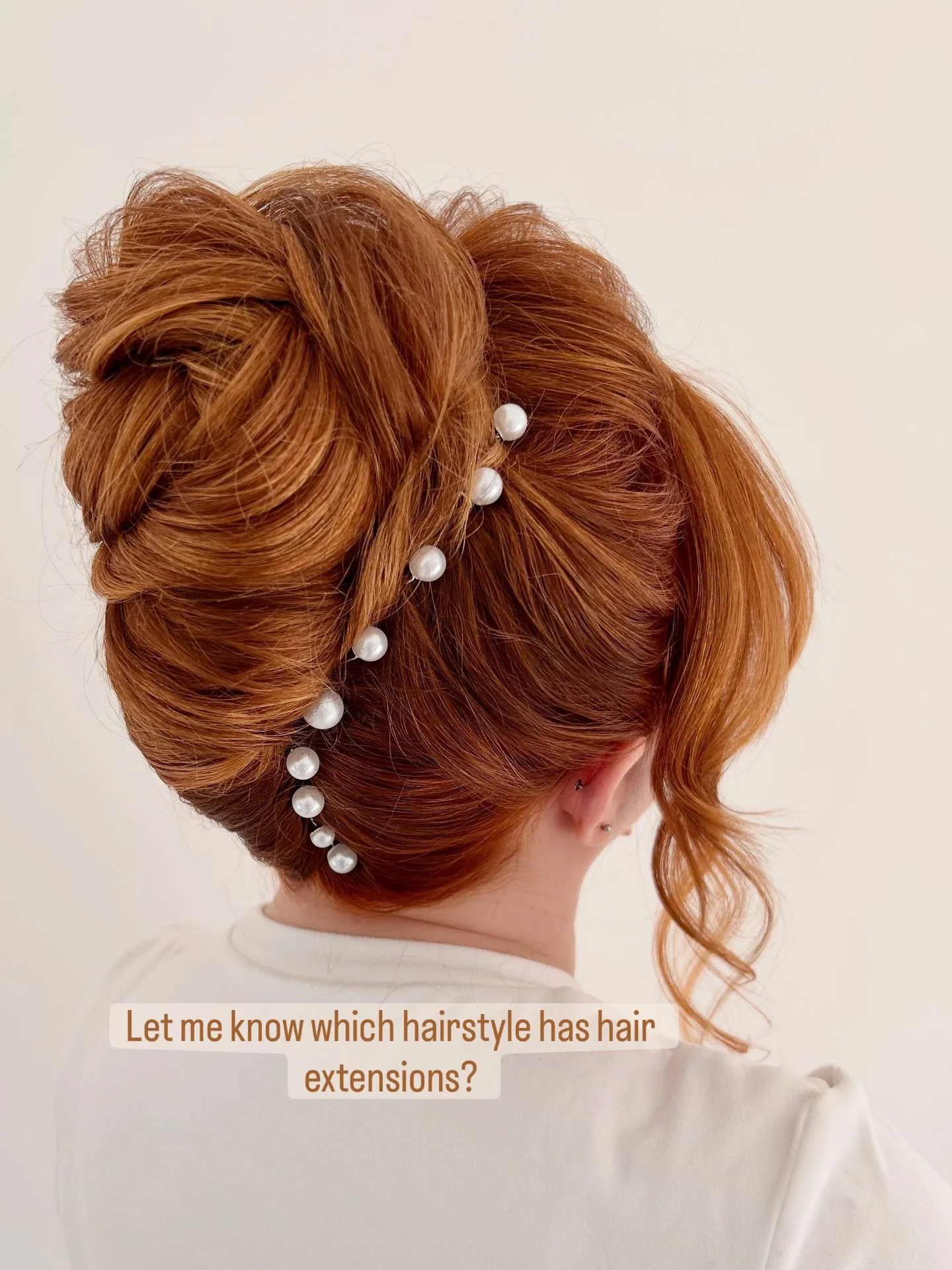 The french twist teamed with height is an absolute YES from me! 
Classic elegants, smooth and polished that screams old money OR sexy, slightly undone that says effortless bombshell 💥
Hair extensions were used in some of these hairstyles so swipe ac