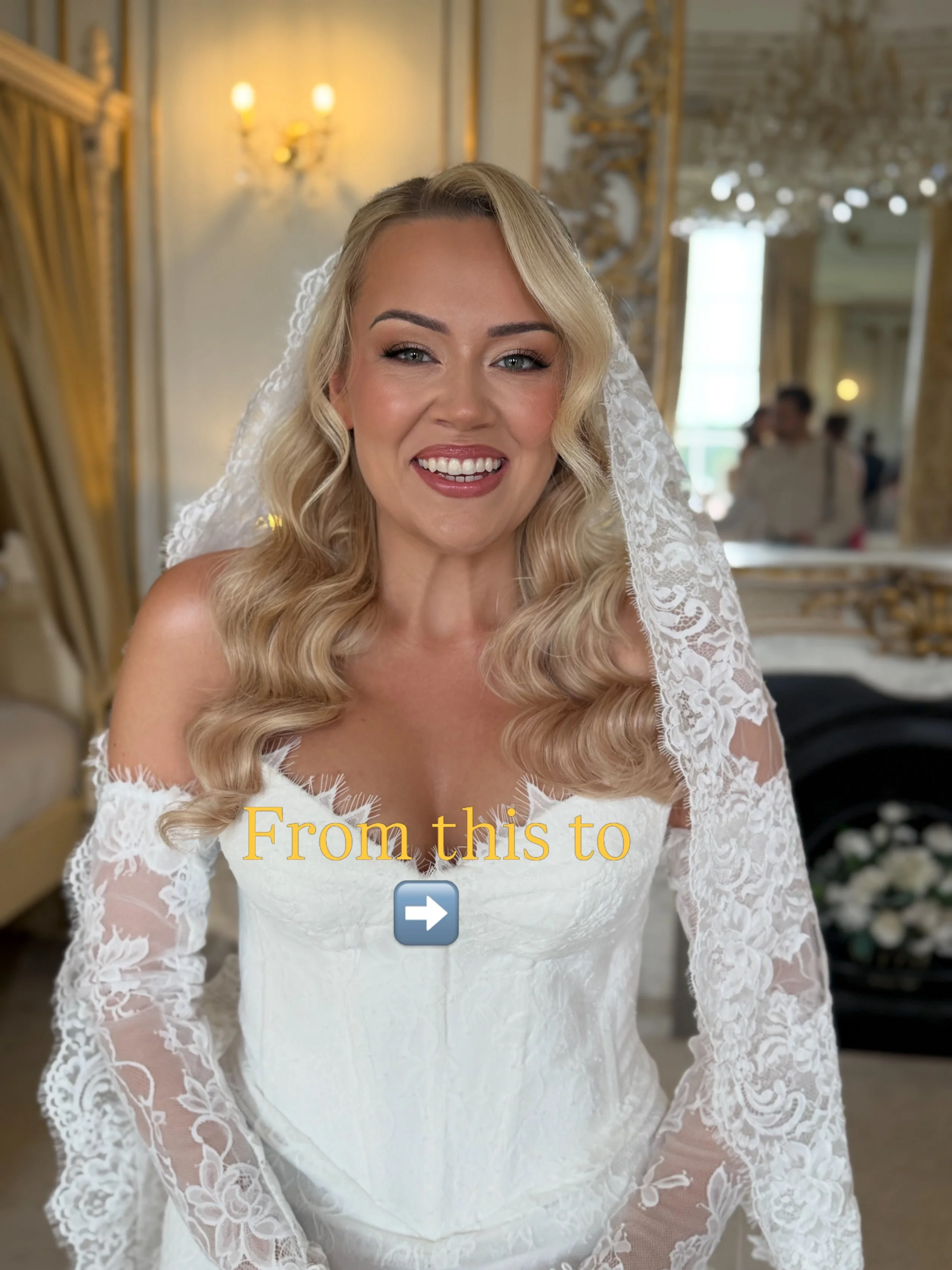 What a privilege to be booked to style Dions hair for her special day @gosfieldhallweddingvenue. 
Makeup by @makeupbyzk 💄🌸
This beautiful girl had a few months to set her wedding day plans into motion, so no time for a trial. 
Full consultation was