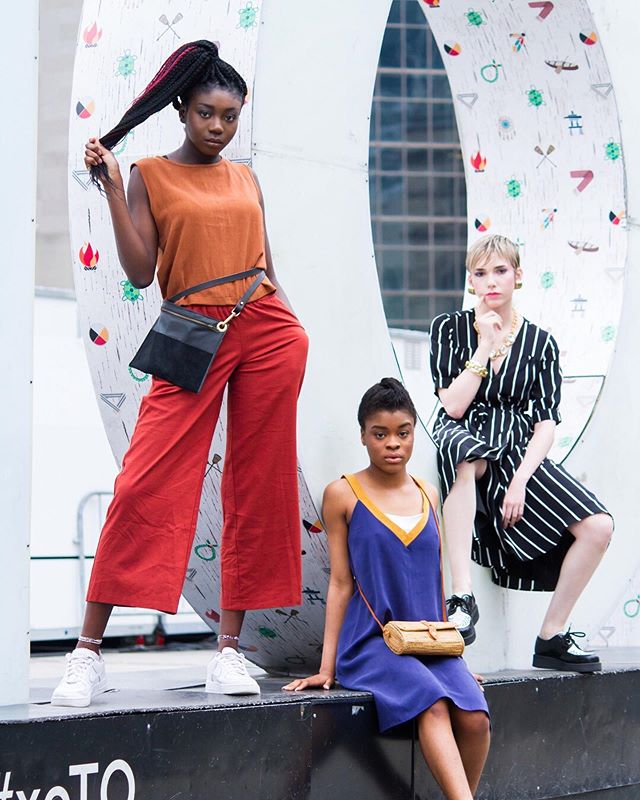 Thanks to @shopgirlsgb, our fashion squad walked around Nathan Phillips Square with summer inspired outfits featuring all canadian brands! To shop the looks, click on the images ☝️ 📸: @rfm.ex #ShopLocal #MTLfashion #TOfashion #URBANIT