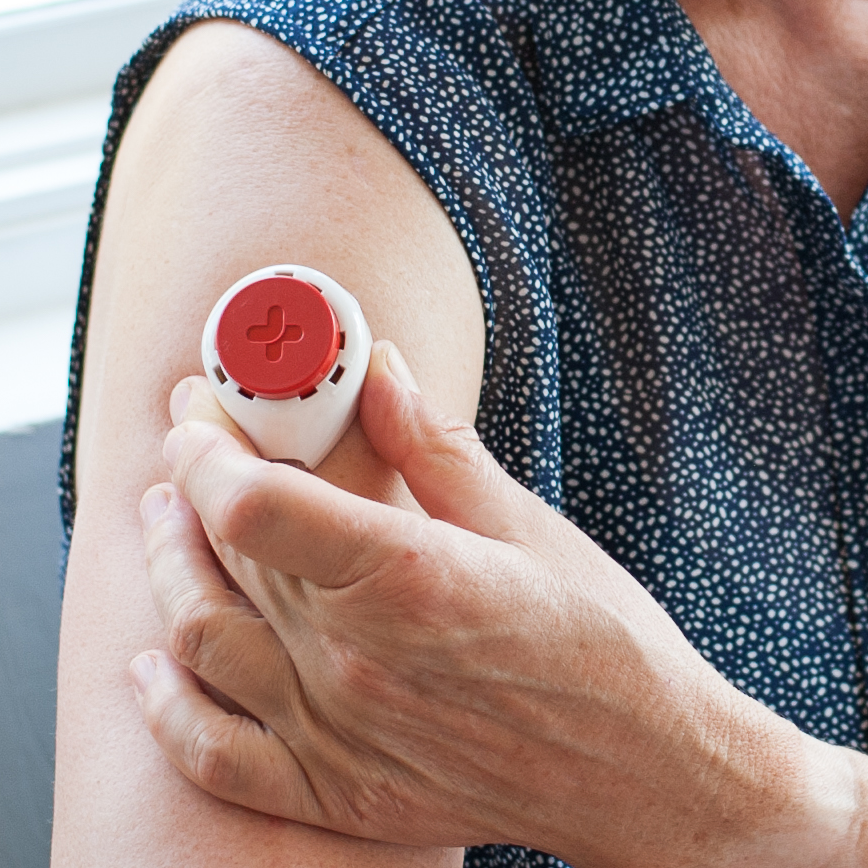 Collect painless sample on-the-go