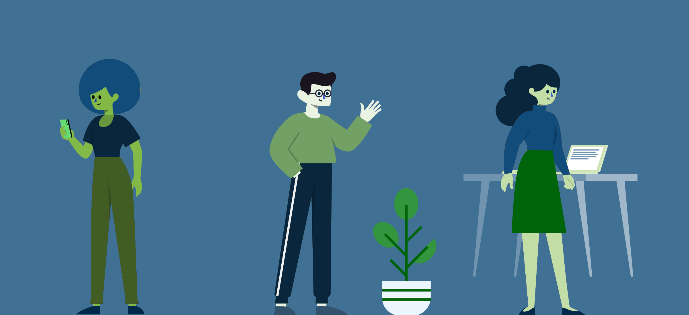 3 Personas were developed to represent user types