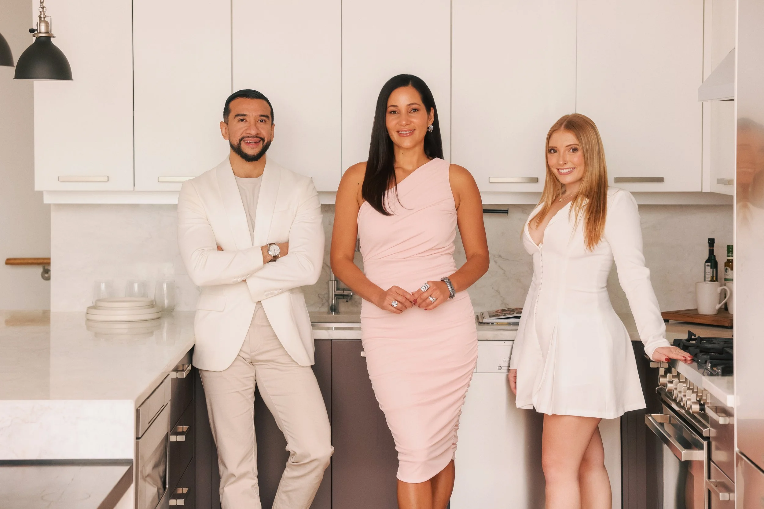 The Semino Team, Linette Semino, Alex Loor, Isabella Galati