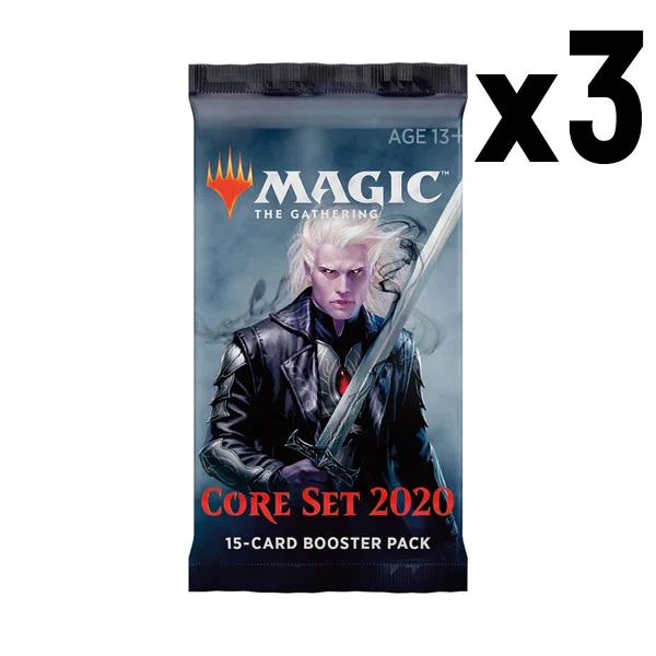 MTG Core Set 2020 Booster Pack x3