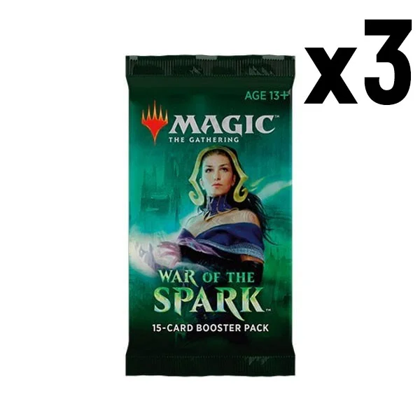 MTG War of the Spark Boosters x3