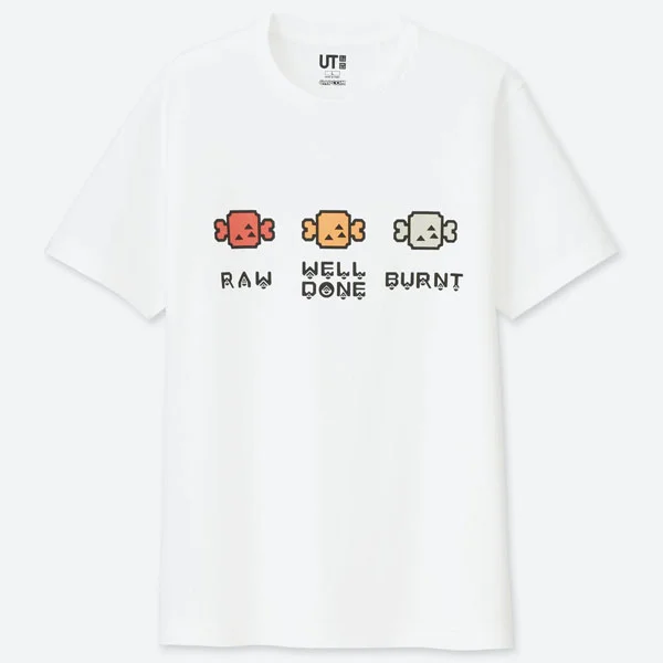 Uniqlo Monster Hunter Steak T-Shirt - S , L, XL , XXL