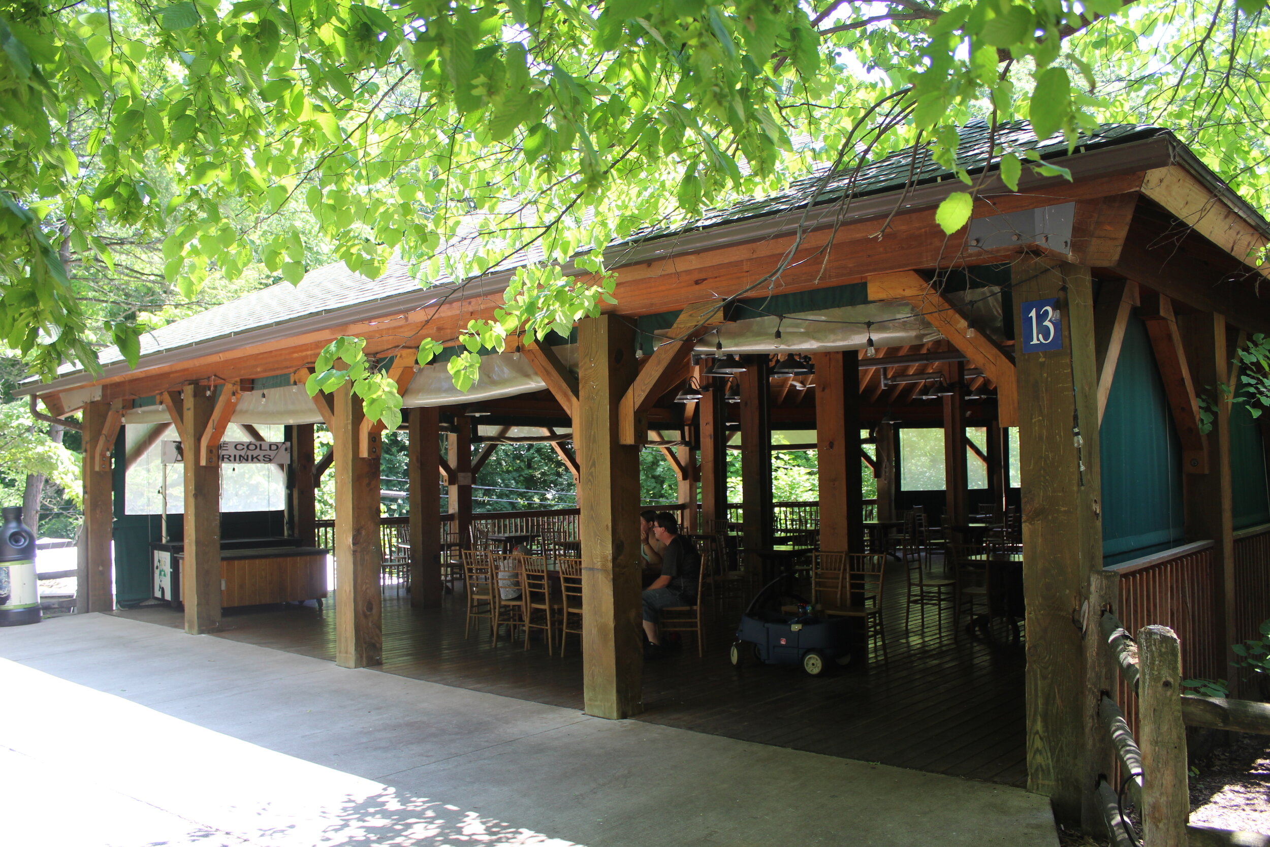  New rustic picnic shelter 