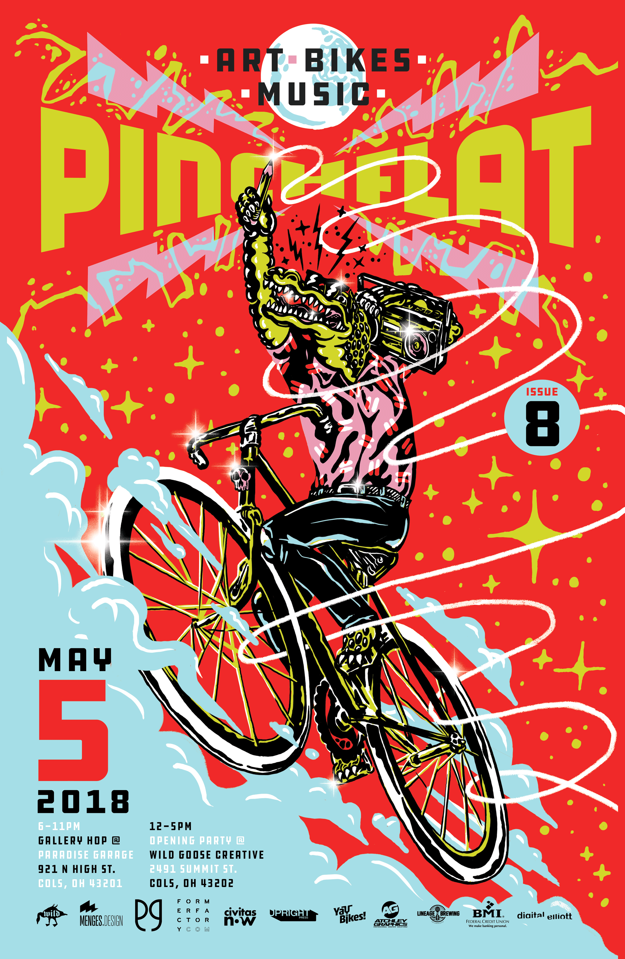 Pinchflat 2018 Poster Design