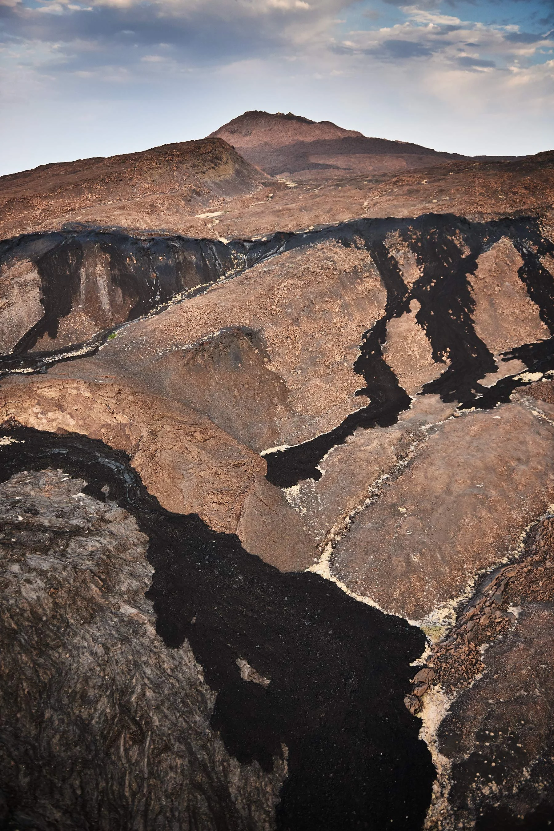 Lava Flows vents near Erte Ale Volcano