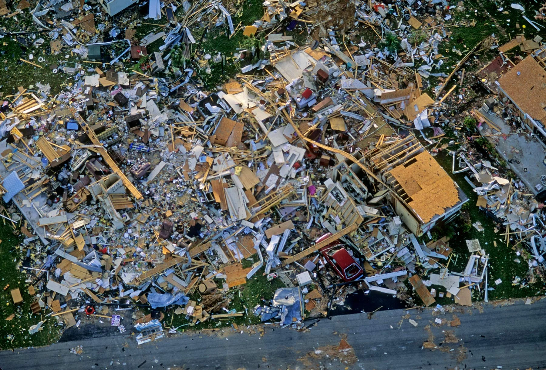 Hurricane Andrew Aftermath - Summer 1992 - Class Five destruction