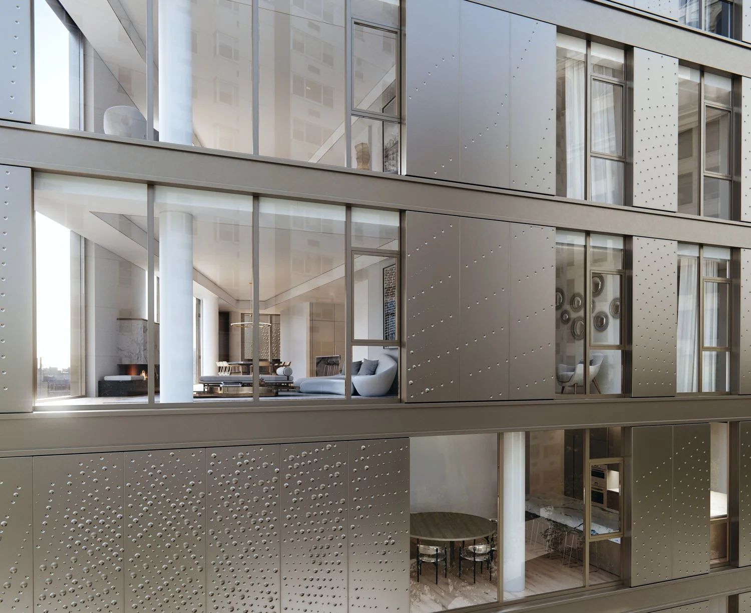 Exterior rendering of 80 east 10th street building with MEP-FP engineering services provided by 2L Engineering