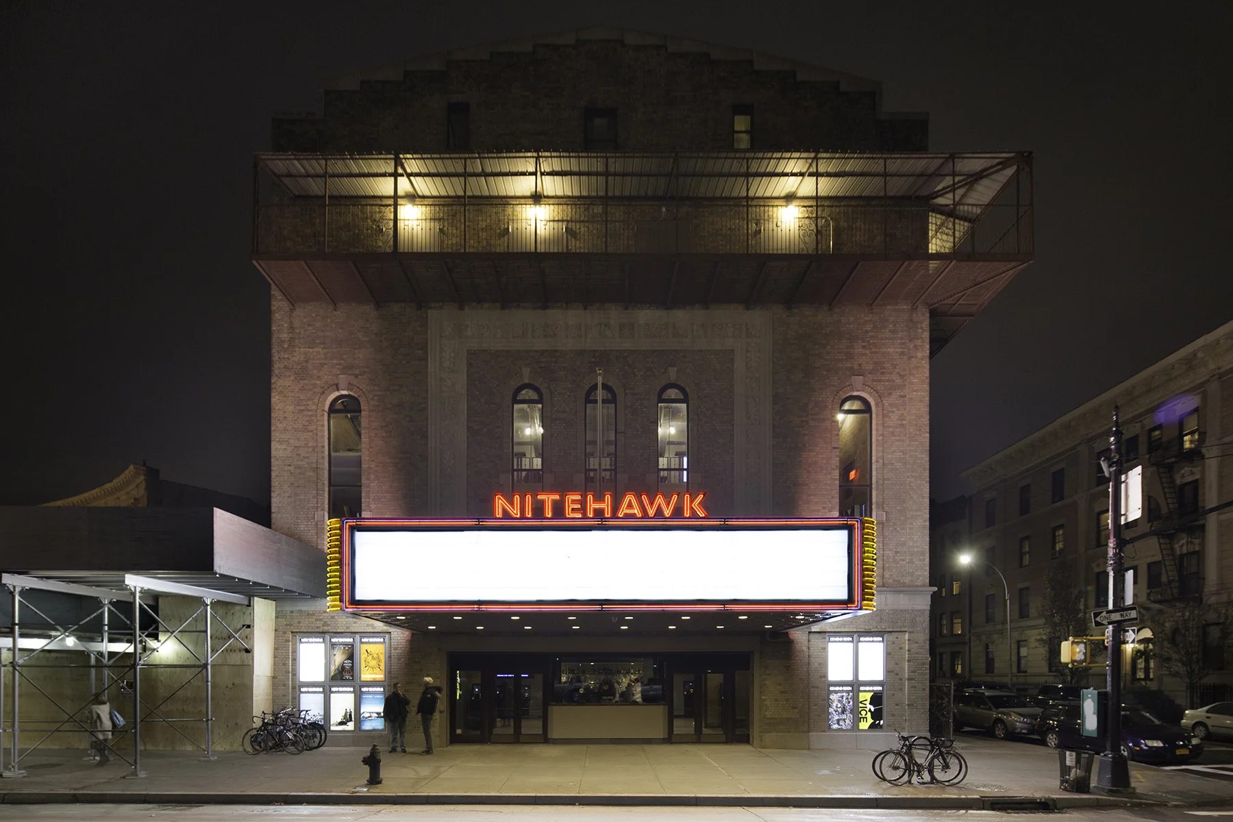 Exterior of the Nitehawk Cinema at 188 Prospect Park West, Brooklyn, NY where 2L Engineering provided MEP-FP engineering services to support the renovation.