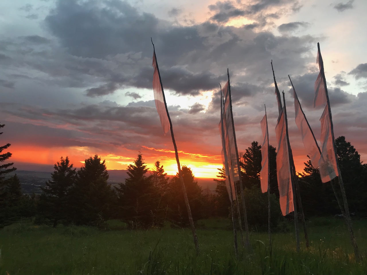 Sunrise at the studio...