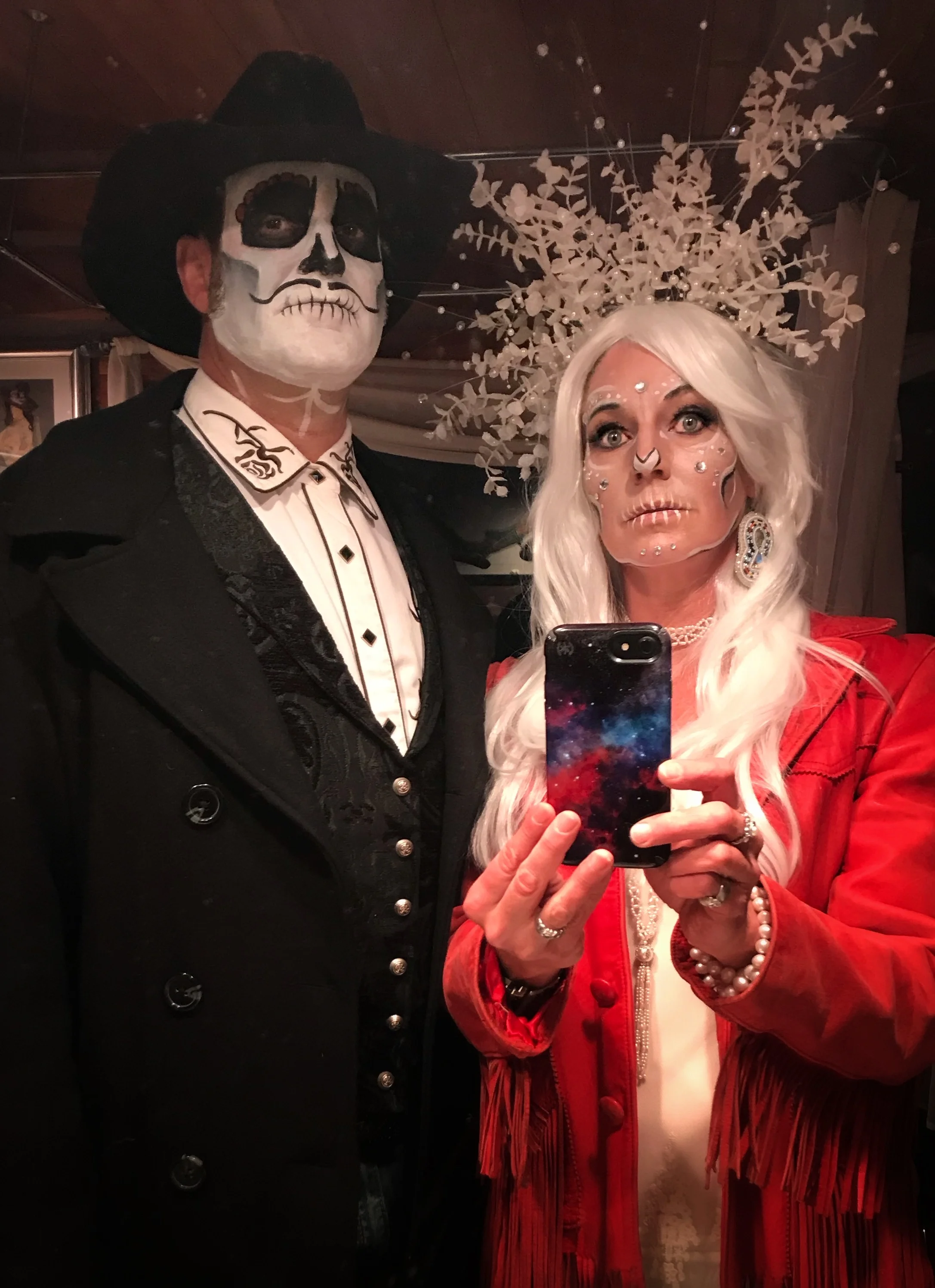 The prerequisite bathroom mirror photo before Trick o’ Treat’n