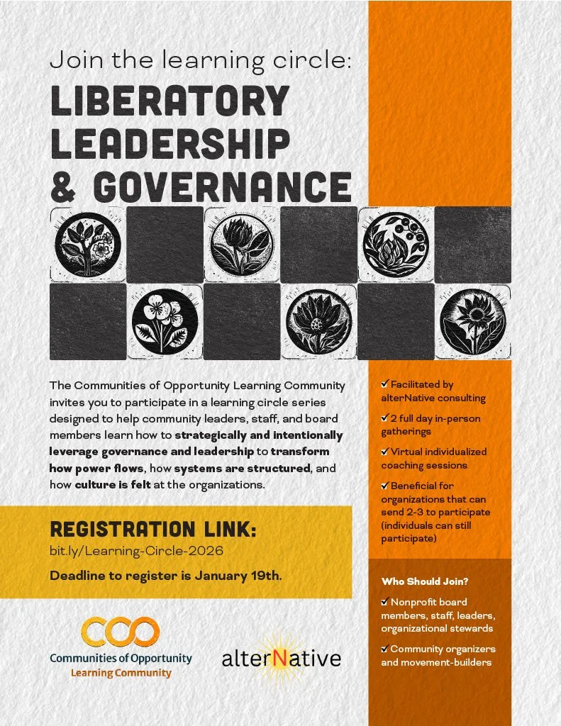 Join the Learning Circle: Liberatory Leadership &amp; Governance