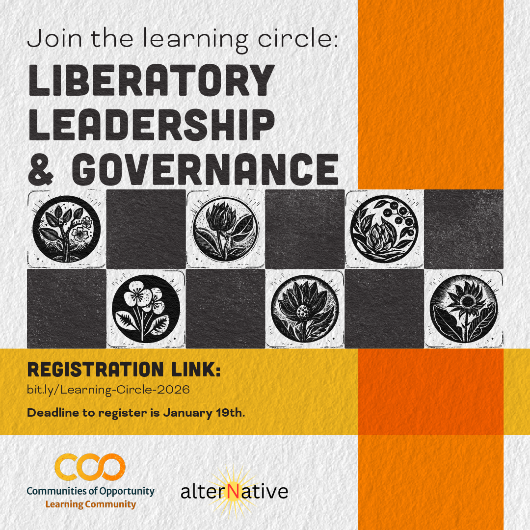 Last Day to Register! Learning Circle - Liberatory Leadership &amp; Governance