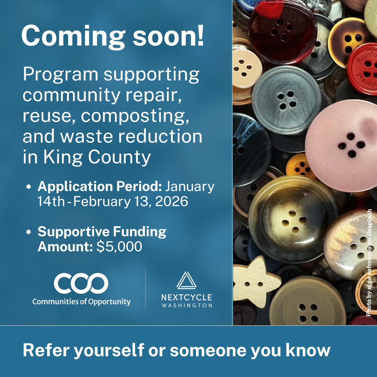 Coming Soon! COO-NextCycle WA capacity building program