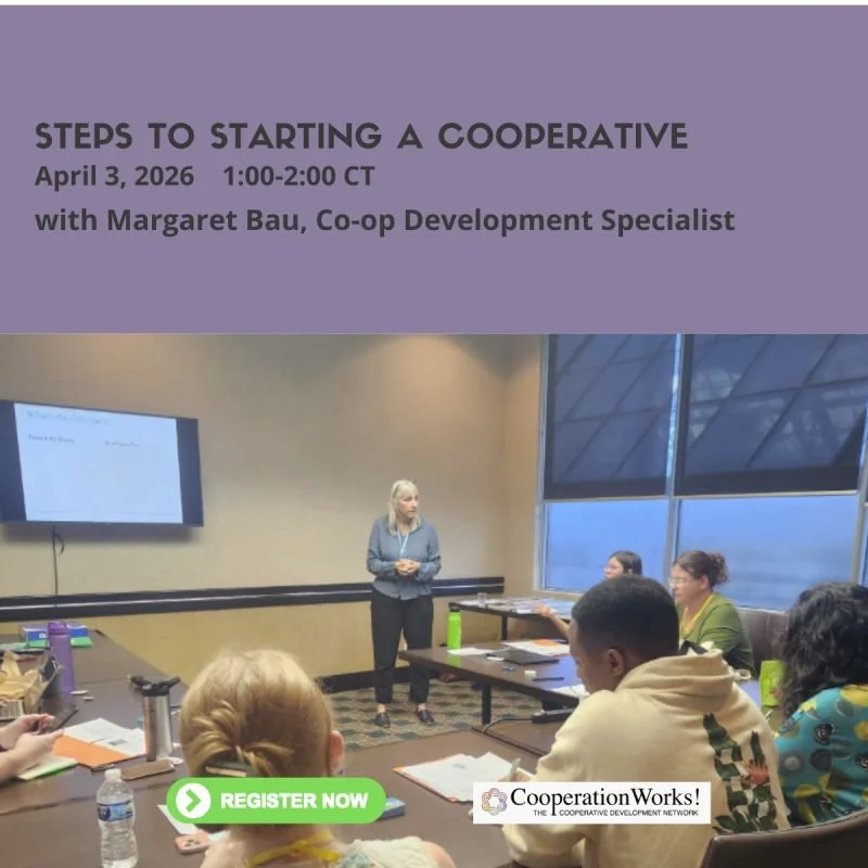 Steps to Starting a Cooperative