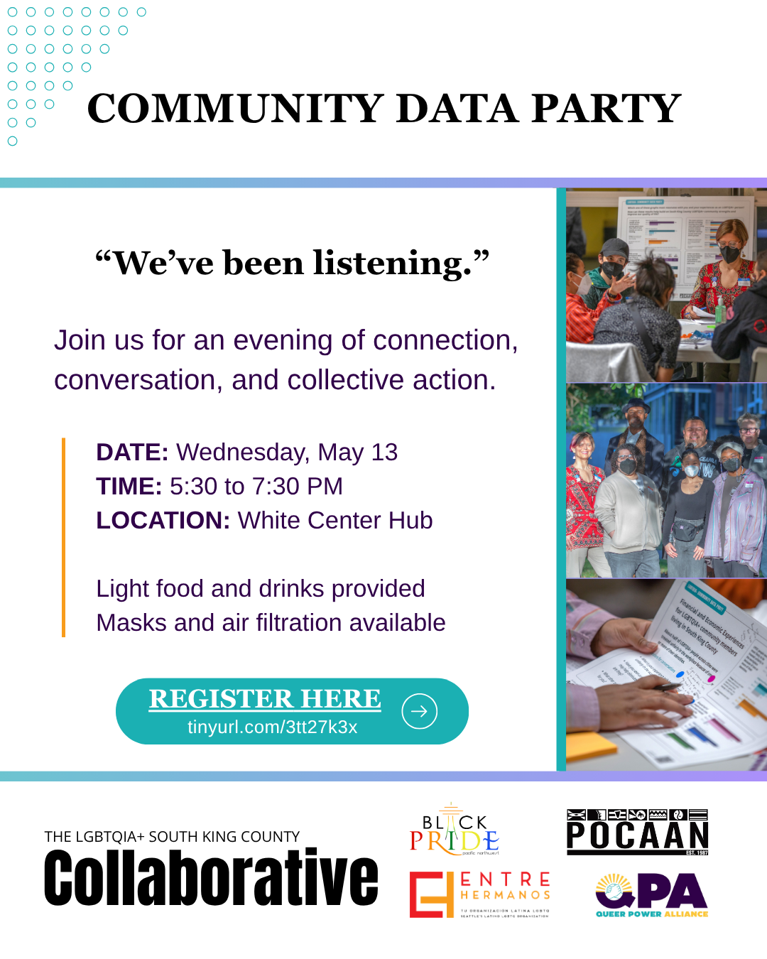 South King County LGBTQIA+ Collaborative Community Data Party
