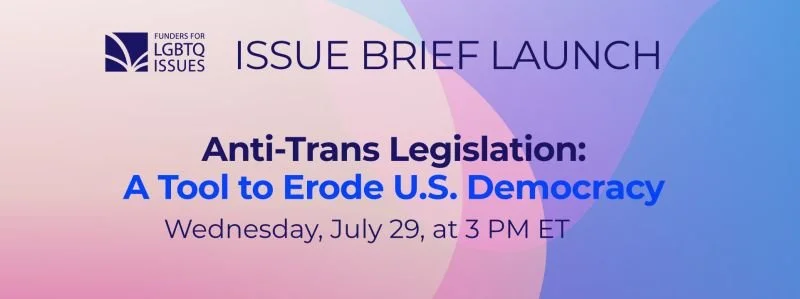 An Inflection Point for Philanthropy: Anti-Trans Legislation as a Tool to Erode U.S. Democracy