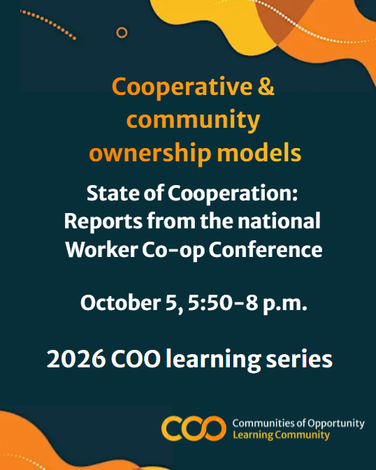 State of Cooperation: Report-outs from the national Worker Co-op Conference 